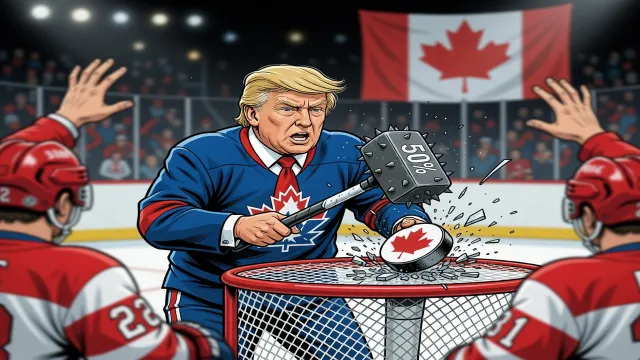 Трамп давит пошлинами. Канада под ударом!
